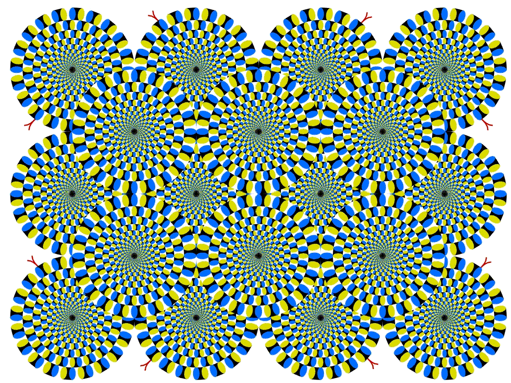 wheel circle illusion